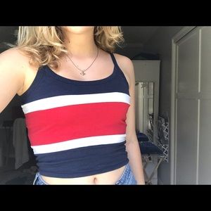 Stripped tank top